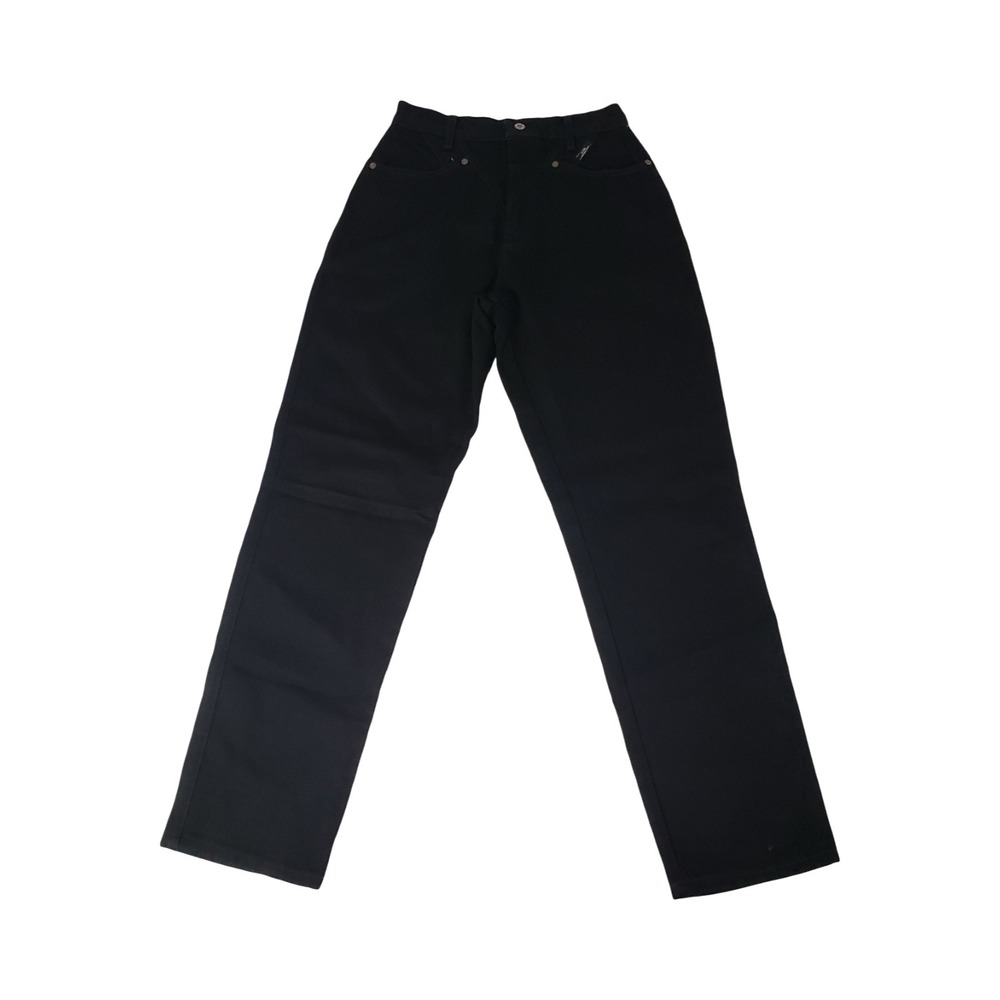 Rocky Mountain Western Jeans Black High Rise Yoke Front Straight Leg Size 9/26